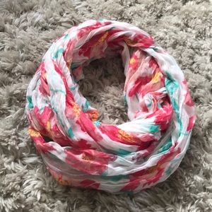Floral Infinity Scarf Never Worn